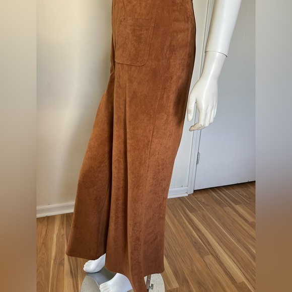 🟣Brown Suede Jumpsuit - Picture 5 of 11
